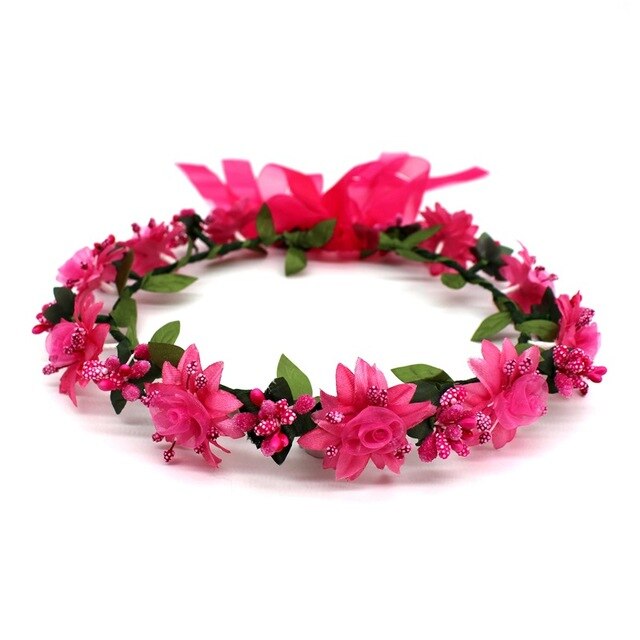 Couronne de Fleurs Tropicales