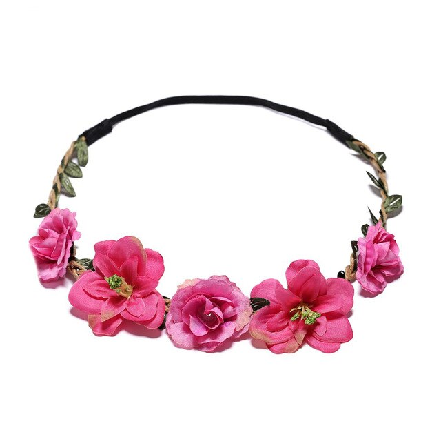 Couronne de Fleurs Cheveux Femme