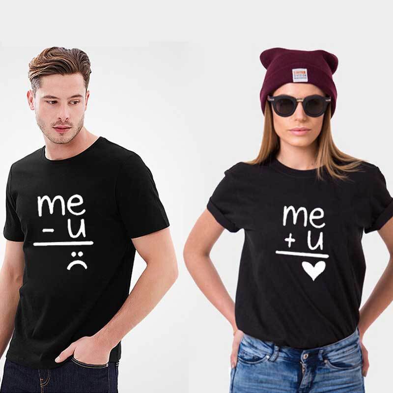 T-shirt Couple Me+U