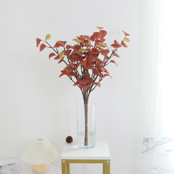 Branches d'Eucalyptus Rouge Artificiel