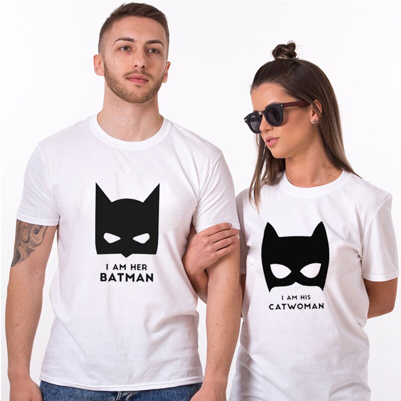 T-shirt Batman and Catwoman