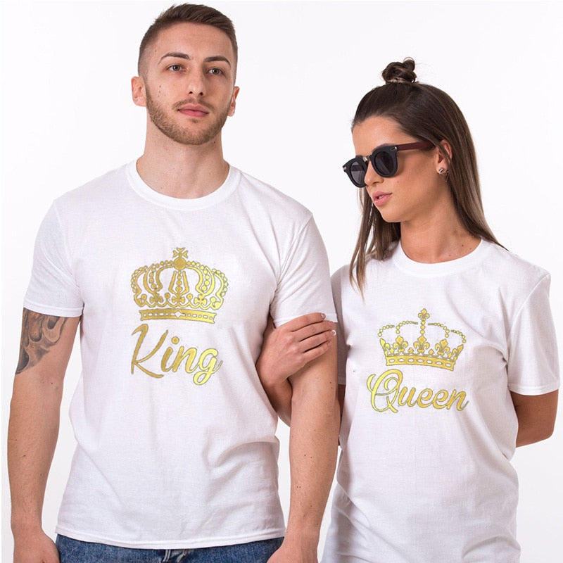 T-shirt Couple King and Queen