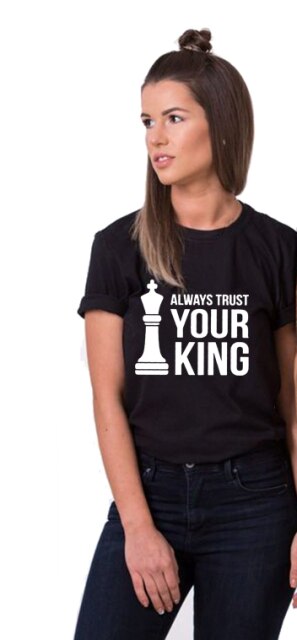 T-shirt Couple Your King and Queen