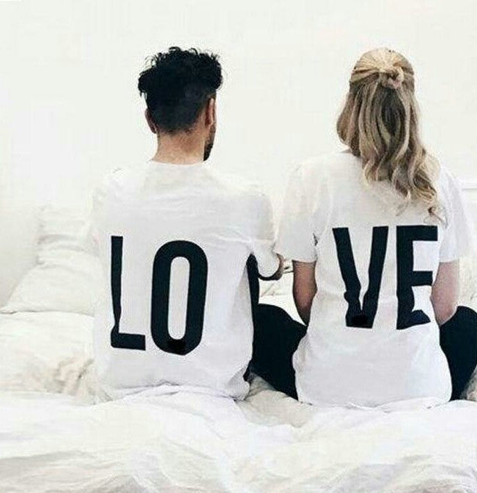 T-shirt Couple Love Dos