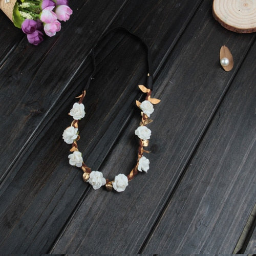 Couronne de Fleurs Baptême Fille