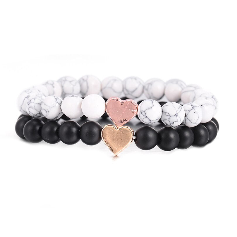 Bracelet Couple Coeur