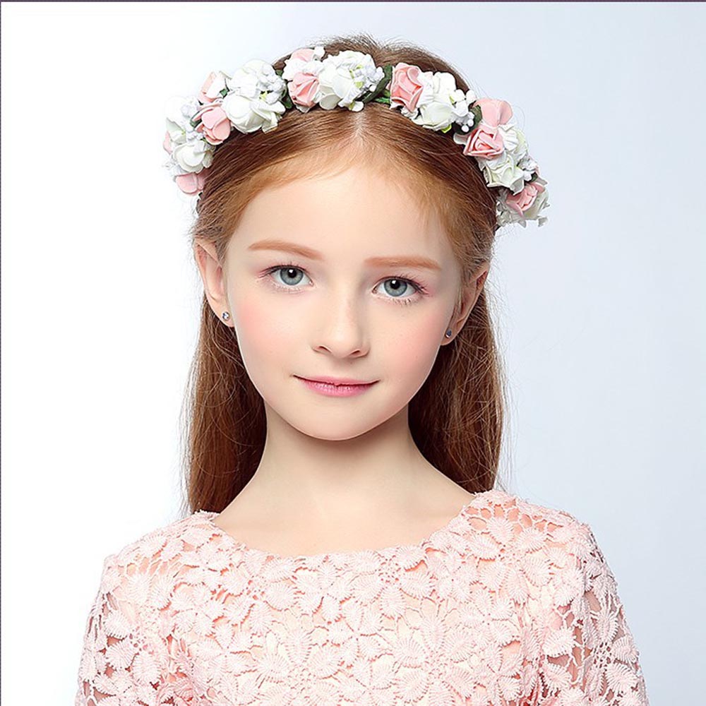 Couronne de fleurs enfant