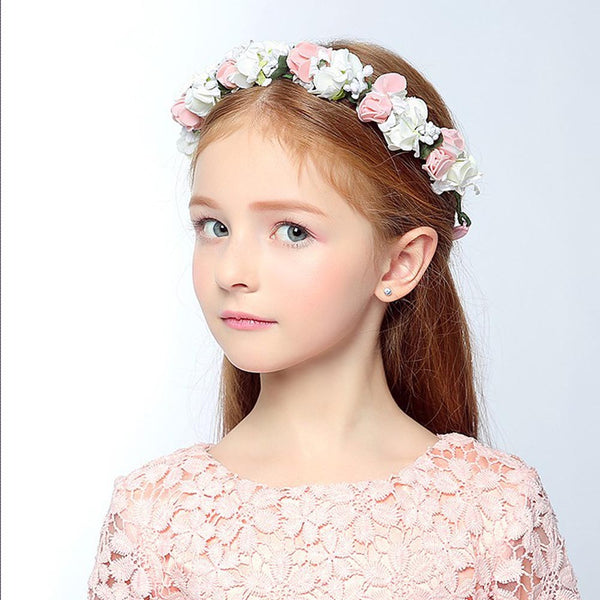 Couronne de fleurs enfant