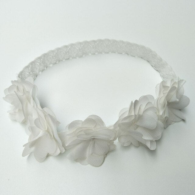 Couronne de Fleurs Cheveux Bébé