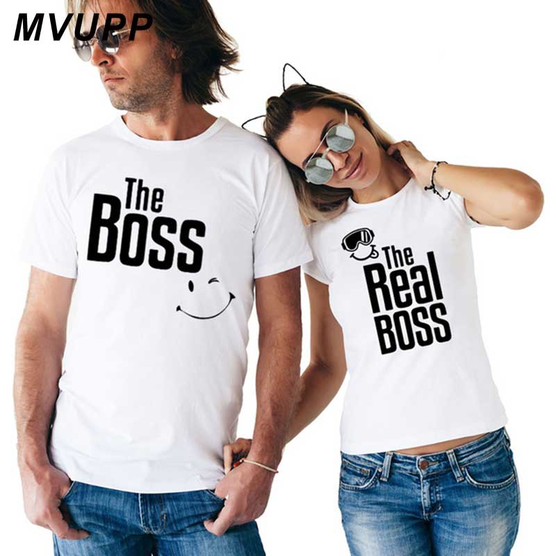 T-shirt Couple Boss