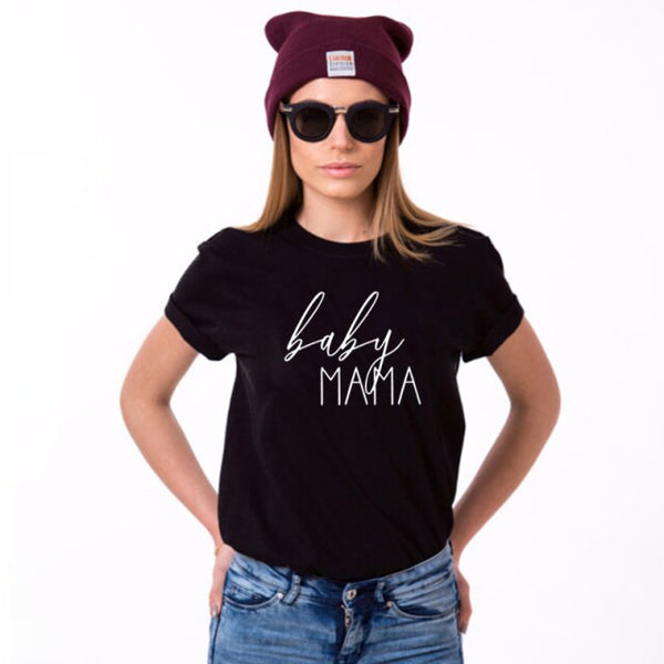 T-shirt couple Baby mama daddy