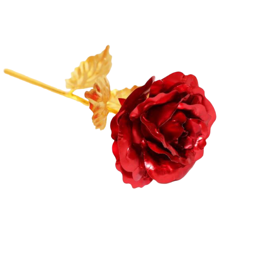 Rose en Or Rouge