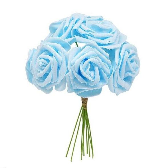 Rose Éternelle Bouquet Bleu Ciel | Royaume Éternel