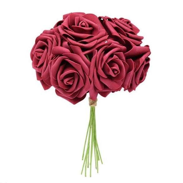 Rose Éternelle Bouquet Bordeaux | Royaume Éternel