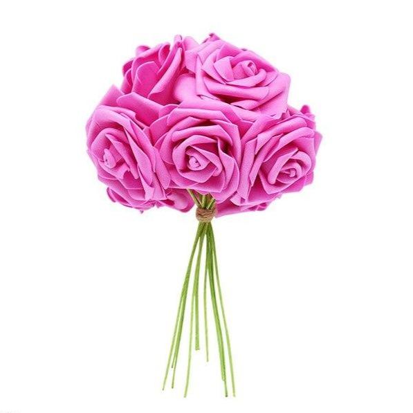 Rose Éternelle Bouquet Fuchsia | Royaume Éternel