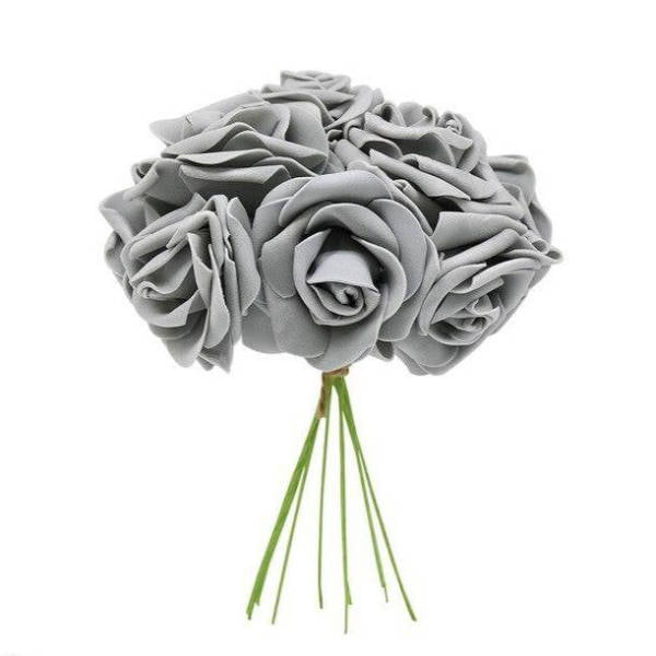 Rose Éternelle Bouquet Gris | Royaume Éternel
