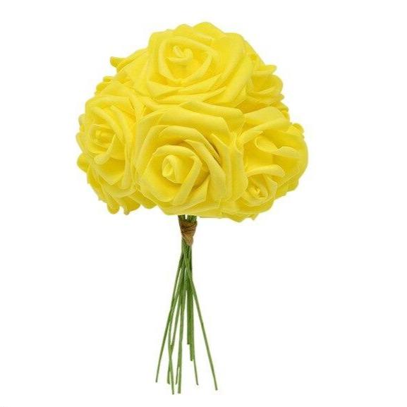Rose Éternelle Bouquet Jaune | Royaume Éternel
