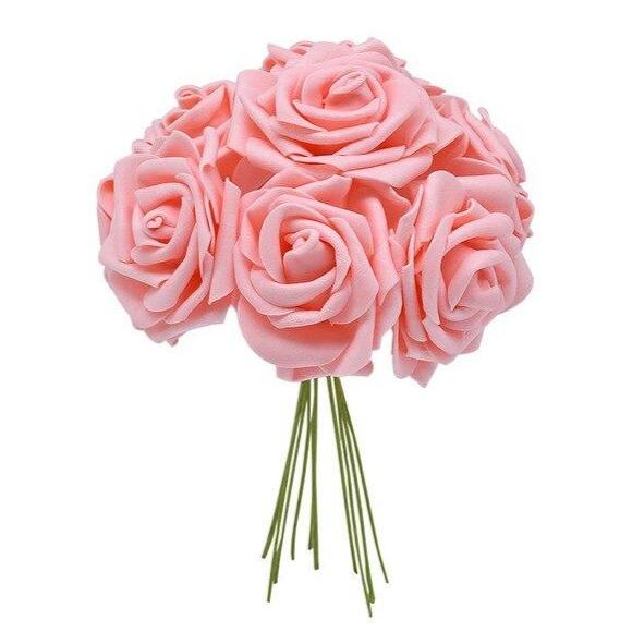 Rose Éternelle Bouquet Pêche | Royaume Éternel