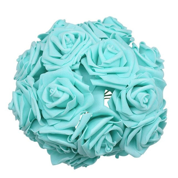 rose eternelle bouquet turquoise