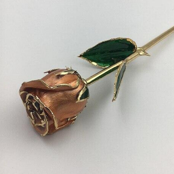 rose eternelle or 24 carats bronze