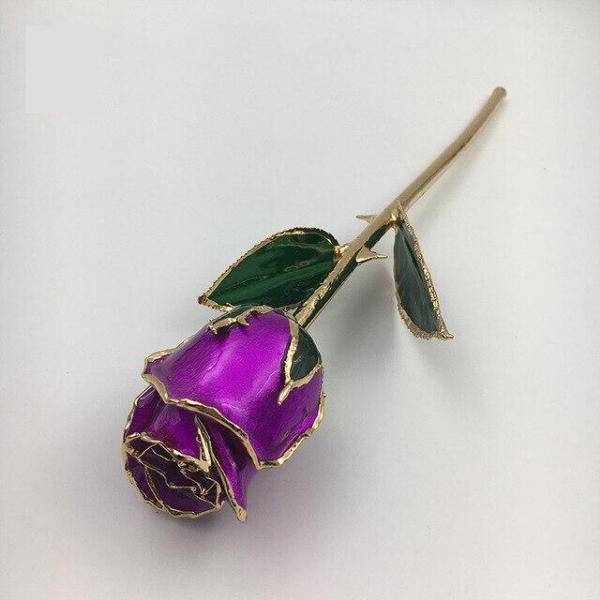 rose eternelle or 24 carats violet