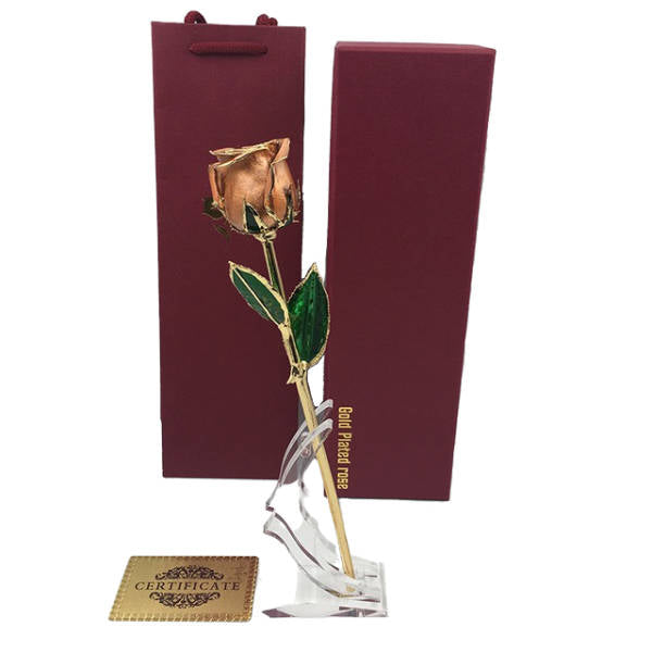 Rose Éternelle Or 24 Carats & Bronze | Royaume Éternel