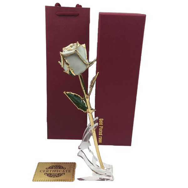 Rose Éternelle Or 24 carats Gris | Royaume Éternel