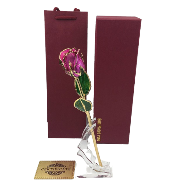 Rose Éternelle Or 24 Carats Rose | Royaume Éternel