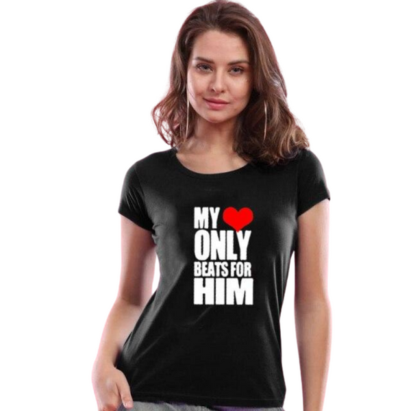 T-shirt Couple My Heart Beats For You