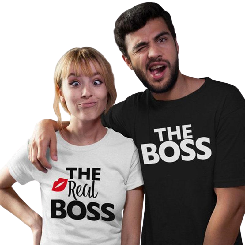 T-shirt Couple the Boss
