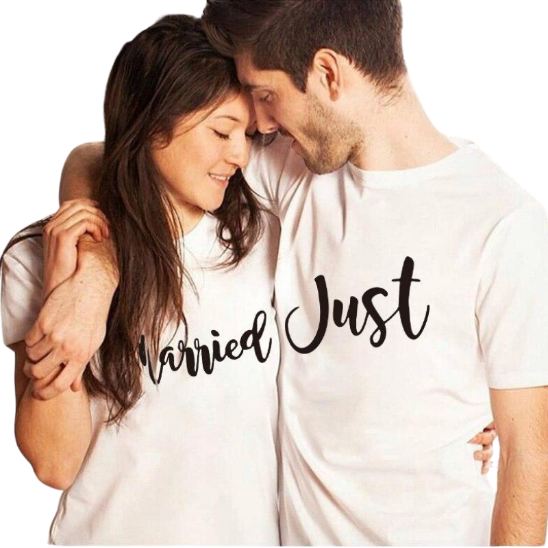 T-shirt Couple Just Married