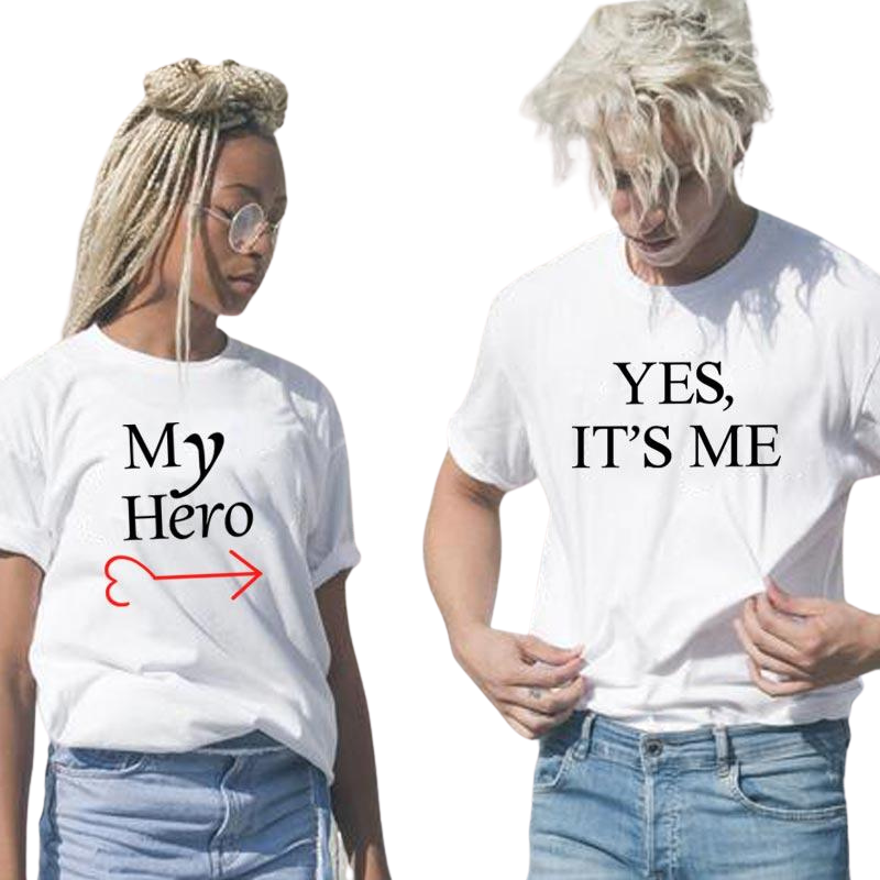 T-shirt Couple Hero