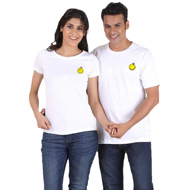 T-shirt Couple Smiley