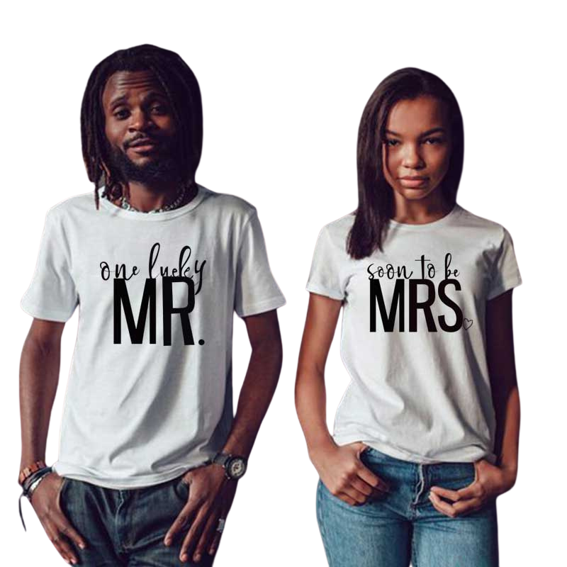 T-shirt Couple Annonce mariage