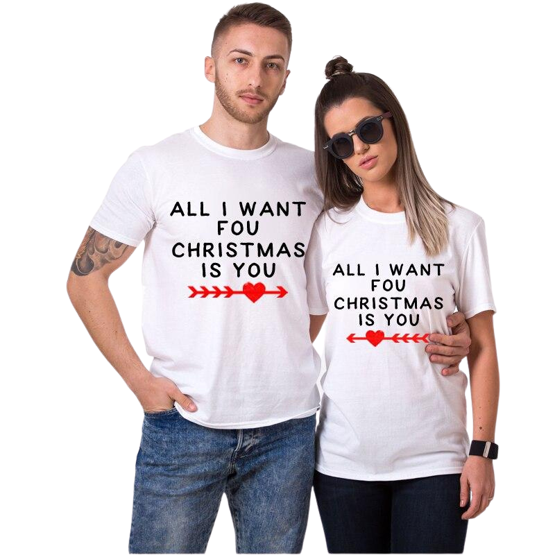 T-shirt Couple Christmas