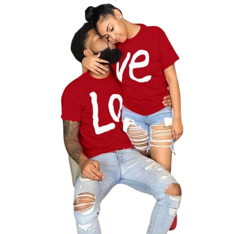 T-shirt Couple Love
