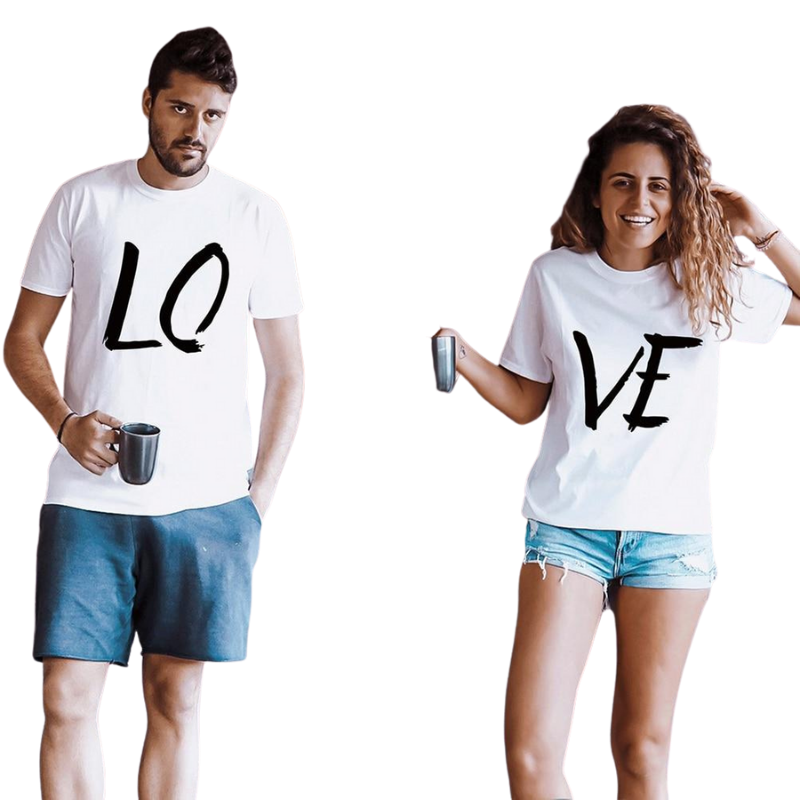 T-shirt Couple Love