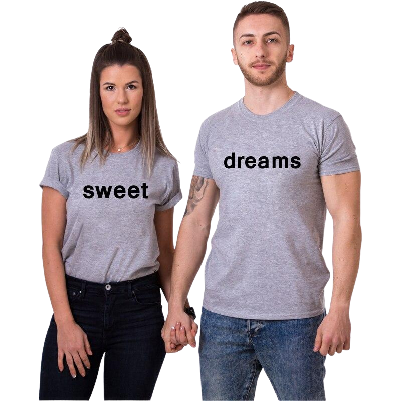 T-shirt Couple Sweet dreams