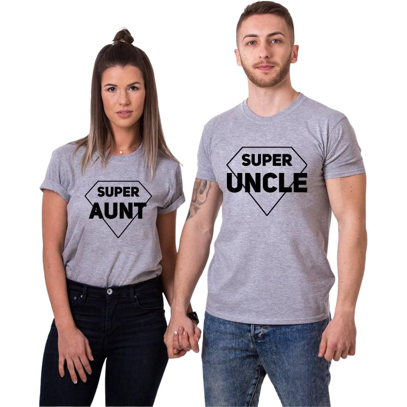 T-shirt Couple Aunt Uncle