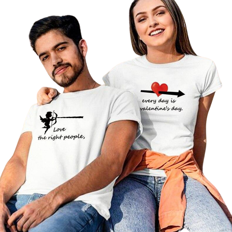 T-shirt Couple Love Every Day